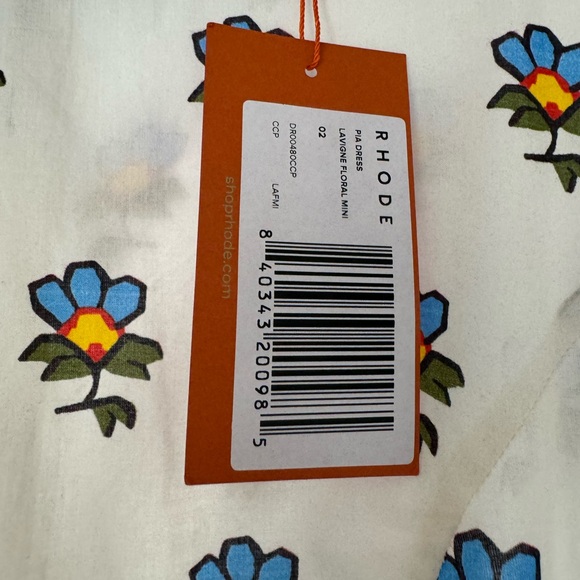 Rhode Pia Dress, NWT, Size 2 - Picture 4 of 4